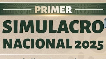 El primer Simulacro Nacional 2025 se realizará el próximo martes 29 de abril del 2025. ¡Checa todos los detalles!