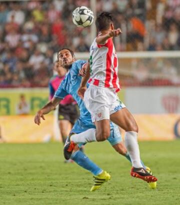 Los dos campeones mundiales disputaron un duelo amistoso, donde su equipo el NY City cayó 2-1 ante el Necaxa en el estadio Victoria de Aguascalientes.