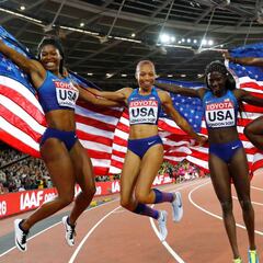 Allyson Felix suma otro oro y es más leyenda: 16 metales