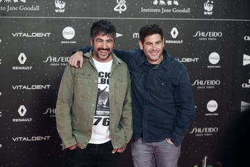 Los hermanos David y José Manuel Muñoz, componentes del grupo de pop Estopa.