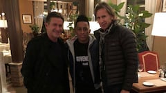 Gareca visitó a Farfán y a Cueva en su gira por Europa