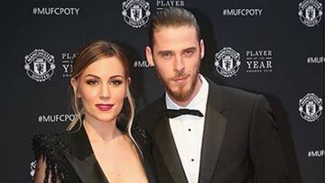 Edurne felicita la actuaci&oacute;n de De Gea y manda callar a sus haters
 