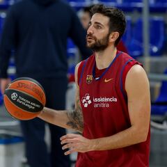 Ricky Rubio se entrena con el Barcelona