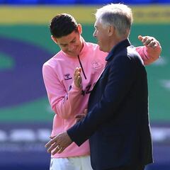 Ancelotti espera que James vuelva sano de la Selección