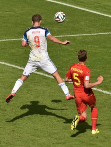 Alexander Kokorin y Jan Vertonghen.