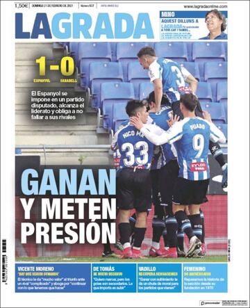 "La noche del pistolero"... las portadas deportivas de hoy