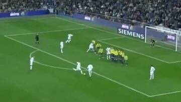 A 14 años de su llegada: el mejor gol de Beckham en el Madrid