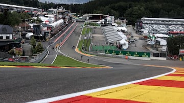 Eau Rouge, circuito de Spa.