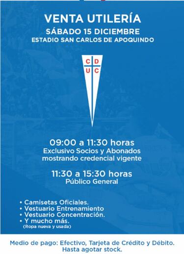 Católica prepara una nueva venta para sus socios e hinchas