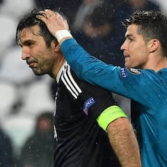 Cristiano a Buffon tras la chilena con el Real Madrid: "No está mal para uno de 33 años, ¿no?"