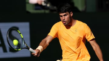 Carlos Alcaraz, en Indian Wells.