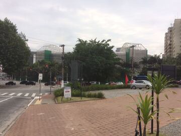 El Allianz Parque es la casa del Palmeiras. Aquí jugará Chile frente a Brasil.