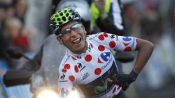 Nairo Quintana, subcampe&oacute;n del Tour en 2013 y ganador de la monta&ntilde;a