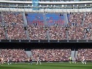 Soccer Football - LaLiga - FC Barcelona v Rayo Vallecano - Spotify Camp Nou, Barcelona, Spain - March 22, 2026 General view during the match REUTERS/Albert Gea