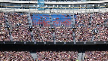 Soccer Football - LaLiga - FC Barcelona v Rayo Vallecano - Spotify Camp Nou, Barcelona, Spain - March 22, 2026 General view during the match REUTERS/Albert Gea