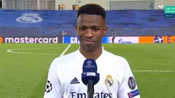 Vinicius: "La gente de fuera que hable, yo sigo trabajando..."