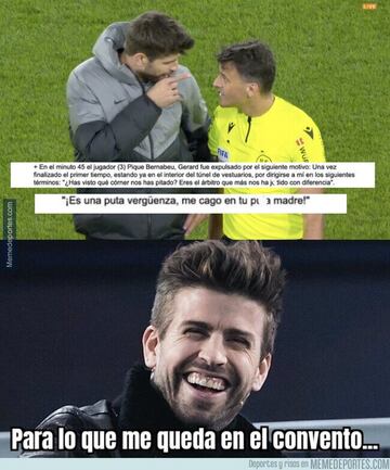 Piqué y la derrota del Atleti, protagonistas de los memes más divertidos de la jornada semanal