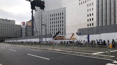 Colas kilométricas para comprar Nintendo Switch en Japón