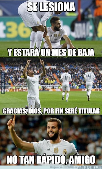 Los mejores memes del Real Madrid 2-1 Málaga