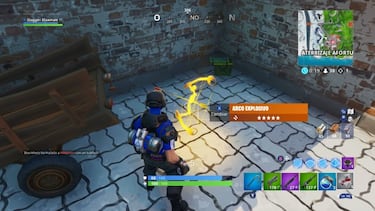 Fortnite: Así es el nuevo arco explosivo