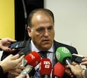 Tebas toma partido contra Villar: "Hoy me has llamado gilipollas"
