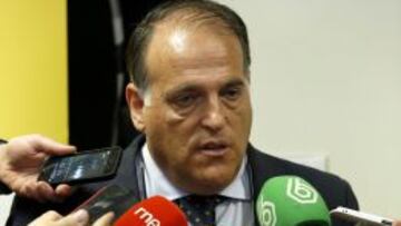 Tebas toma partido contra Villar: "Hoy me has llamado gilipollas"