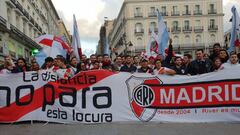 La filial de River en Madrid pide ser "cívicos y respetuosos"