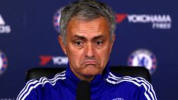José Mourinho, durante la rueda de prensa.