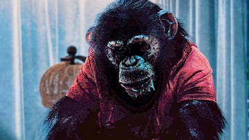 primate pelicula terror 2025 simio asesino chimpance