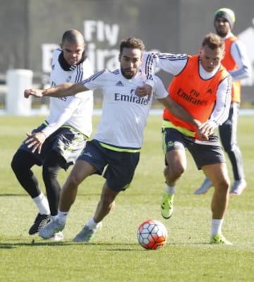 Pepe, Cheryshev y Carvajal.