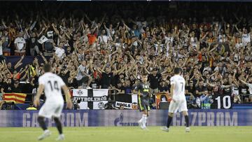19/09/18 PARTIDO CHAMPIONS LEAGUE
FASE DE GRUPOS GRUPO H ESTADIO DE MESTALLA
VALENCIA - JUVENTUS
CURVA NORD AFICIONADOS SEGUIDORES