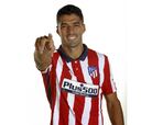 Luis Suárez ya posa como un atlético más