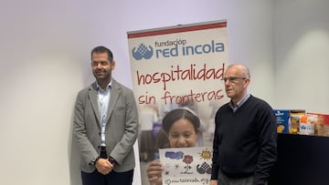 Gabriel Solares, copresidente del Real Valladolid, y Chus Landáburu, de Red Incola.