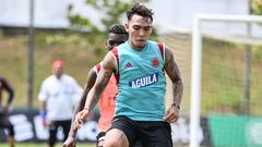 Segundo día de entrenamiento para los 24 jugadores de la Liga BetPlay que fueron convocados por Néstor Lorenzo para este ciclo de trabajo en Barranquilla.