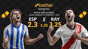 RCD Espanyol vs. Rayo Vallecano: horario, dónde ver, pronósticos y clasificación