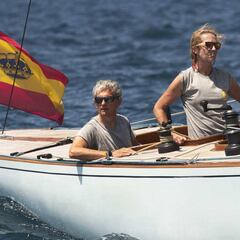 El Rey y la Infanta Elena se ven en la Copa 11 años después