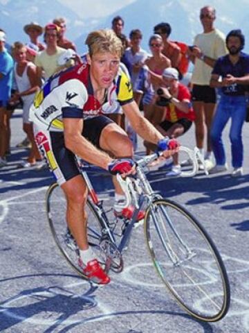 07. Greg Lemond con el equipo La Vie Claire.