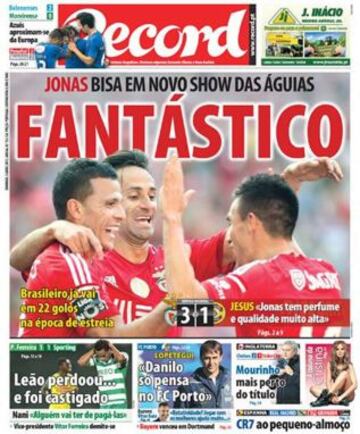 Portadas de la prensa deportiva