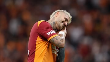 Icardi, en un partido con Galatasaray.