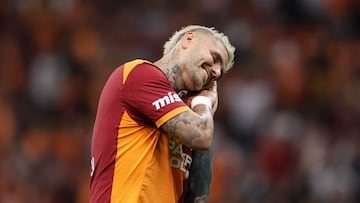 Icardi, en un partido con Galatasaray.