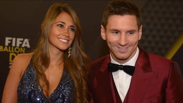 Messi and Antonella