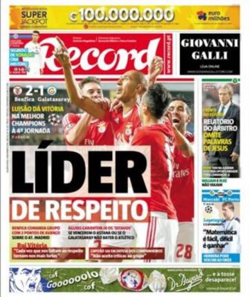 Portadas de la prensa mundial