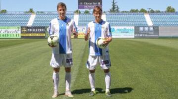 Iñigo Ruiz de Galarreta y Guillermo, nuevos jugadores del Leganés. 
