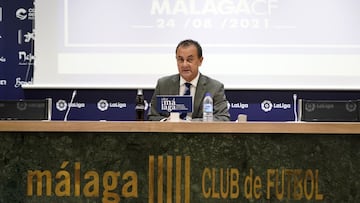 24/08/21 FUTBOL SEGUNDA DIVISION
 MALAGA CF 
 RUEDA DE PRENSA ADMINISTRADOR JUDICIAL
 JOSE MARIA MU&Ntilde;OZ