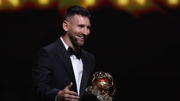 C車mo ver en USA la fiesta del octavo Bal車n de Oro de Messi