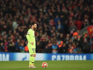 Las imágenes del astro argentino al final del encuentro cuando el Liverpool había culminado la gran remontada reflejan el sentimiento de todos los culés.