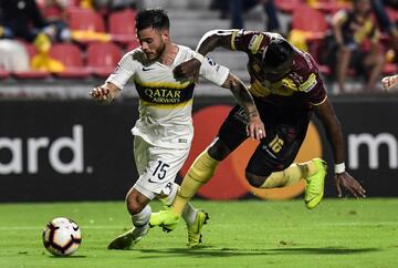 El equipo colombiano igualó 2-2 y quedó muy cerca de la eliminación de la Copa Libertadores. Deberá ganar en la última fecha y esperar una derrota de los argentinos.