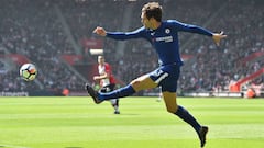 El lateral espa&ntilde;ol del Chelsea, Marcos Alonso, durante un partido.