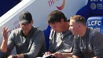 Klopp, durante un partido con el Liverpool.