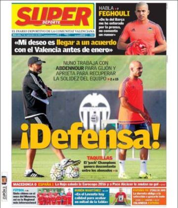 Portadas de la prensa deportiva